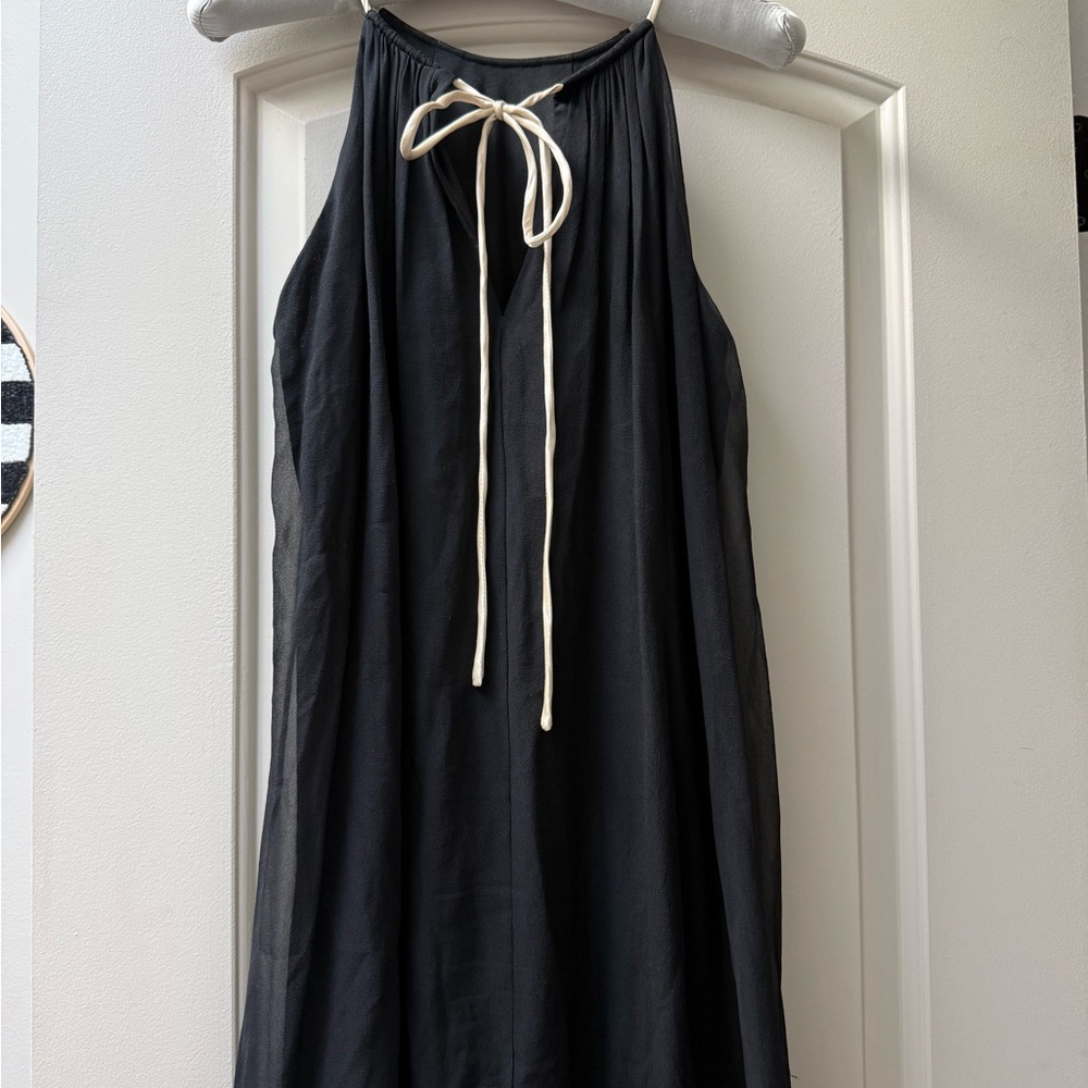 Maggy London Black Strapless Dress